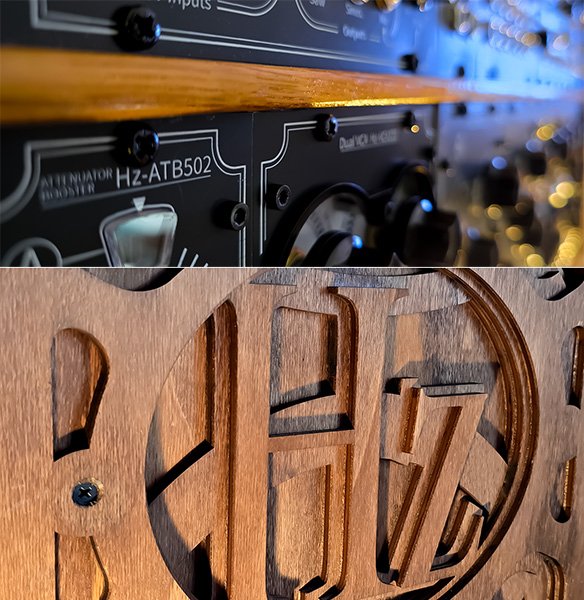 Finitions bois des boitiers SynTesla