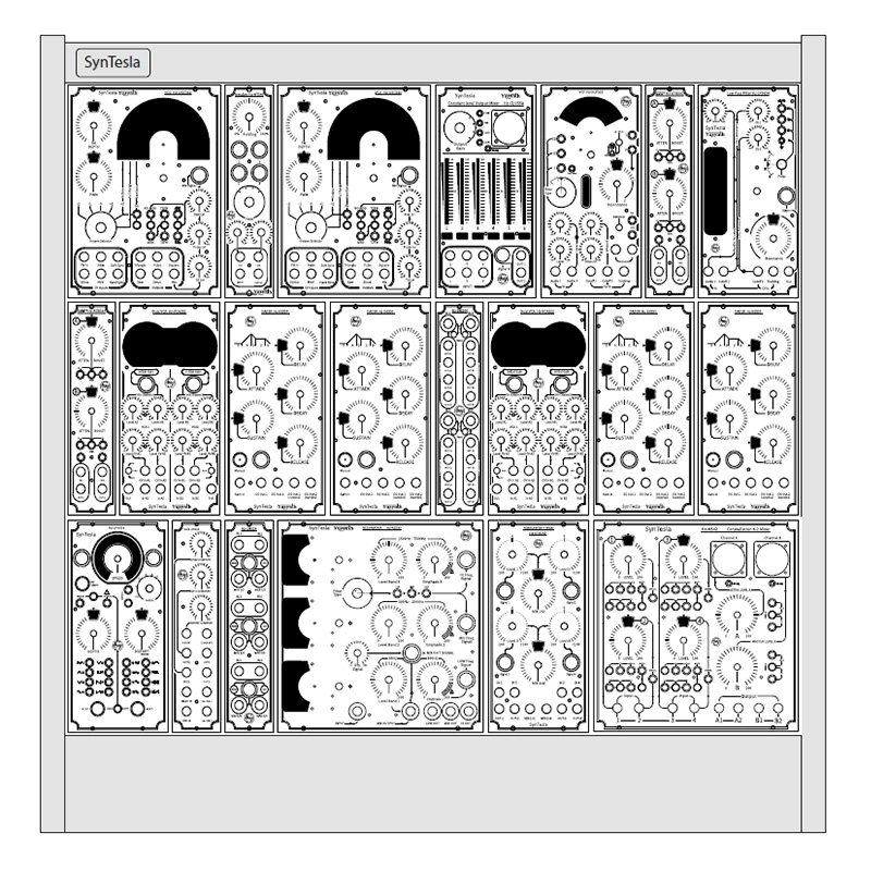 SynTesla Megahertz synth diagram